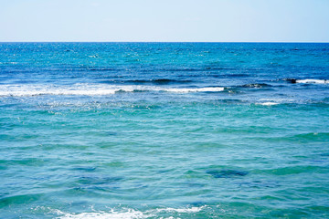 Obraz premium Sea horizon on a sunny day