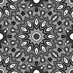 Bright color seamless art pattern. fantasy ornament. vector illustration