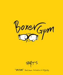 스포츠 포스터 / 손으로 그린 스포츠 그림