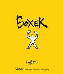 스포츠 포스터 / 손으로 그린 스포츠 그림