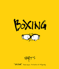 스포츠 포스터 / 손으로 그린 스포츠 그림