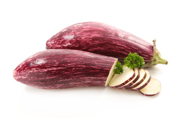 eggplant isolated on white background