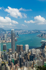 Fototapeta na wymiar Hongkong city，china