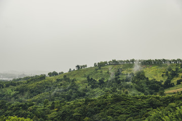 Landscape on mountain