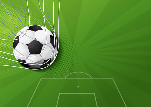 soccer game, vector illustration, you can place relevant content on the area.