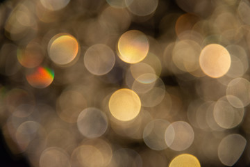 golden bokeh background lights glittery, sparkle, blurred