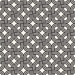 Vector seamless subtle lattice pattern. Modern stylish texture with monochrome trellis. Repeating geometric grid.