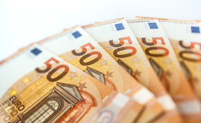 50 euro bills euro banknotes money