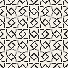 Vector seamless pattern. Modern stylish abstract texture. Repeating geometric tiles..