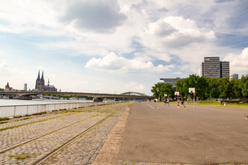 Old quay in Cologne