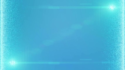 Particles stream and backlit sparkling bubbles. 4K UHD animation loop template - Powered by Adobe