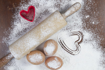 Love baking concept
