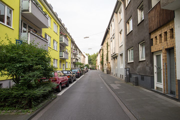 Cologne streets in the evening
