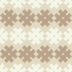 Seamless vector background with doodle snowflakes. Brushwork. Hand hatching. Winter pattern. Textile rapport.