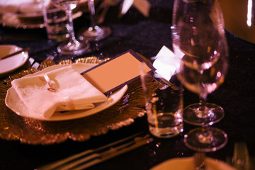 decorations holiday  restaurant flowers glasses