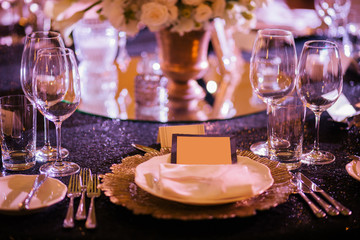 decorations holiday  restaurant flowers glasses