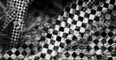 Geometric abstract background. Checkered pattern, concept of racing, speed, competition