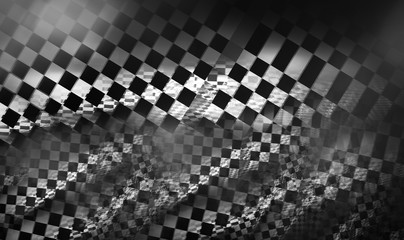 checkered abstract background. Unusual racing texture