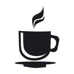 Vector illustration of a icon restaurant - cup