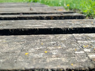 Fototapeta premium bridge from pallet background
