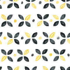 Abstract seamless scandinavian pattern.