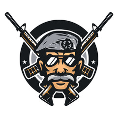 Cops vector mascot icon illustration
