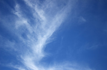 Blue sky clouds background.