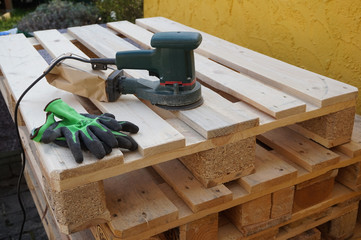 Paletten Möbelbau