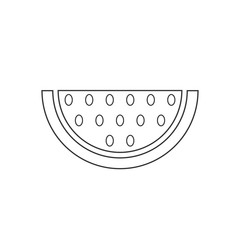 watermelon icon. watermelon icon in trendy flat style isolated on white background.