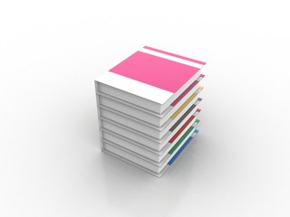 3d rendering students education book
