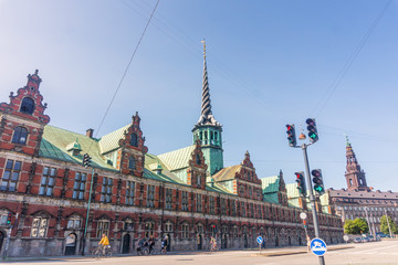 Building of Copenhagen Stock Exchange, Denmark