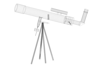 Telescope Architect blueprint - isolated