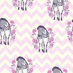 Zebra pattern, illustration, animal.