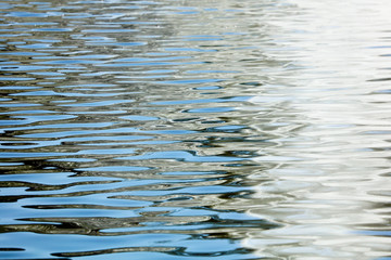 The smooth water as an abstract background