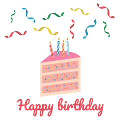 Happy Birthday greeting card - 207911622