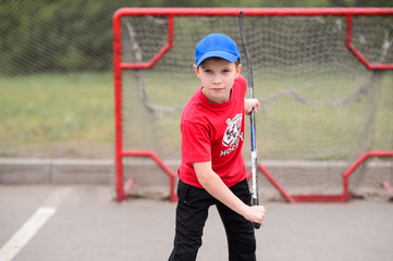 Training of young hockey players