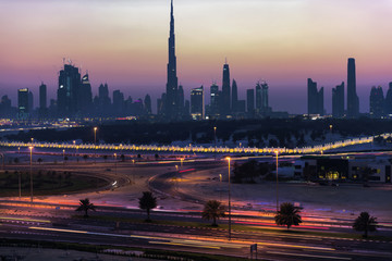 dubai dusk  