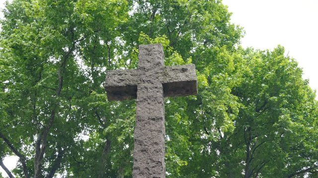 Old stone cross.