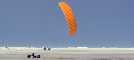 Kitebuggy auf Borkum