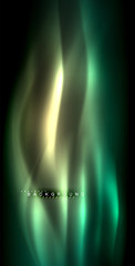 Neon glowing wave, magic energy and light motion background