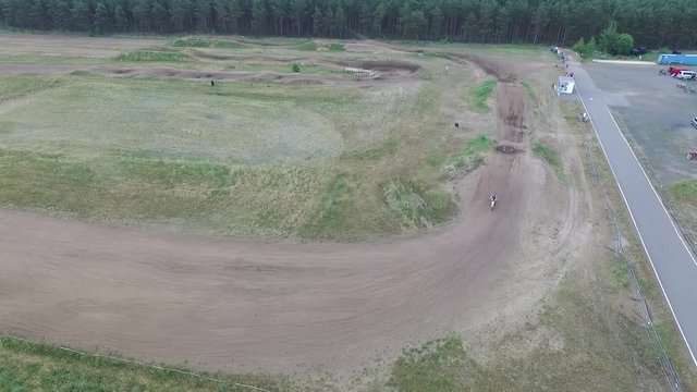 motorsport luftbild mx motorcross quad motorrad