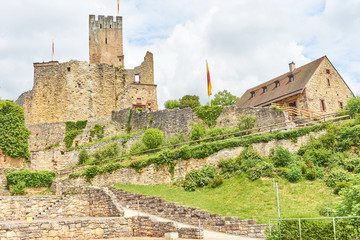 Fototapeta na wymiar Ruin of german castle 