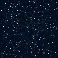 Fototapeta premium Space abstract vector background