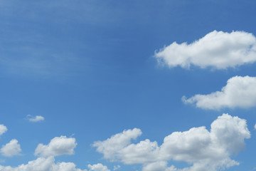 Blue sky and cloudy background