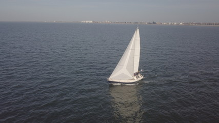 Boat sailing - France