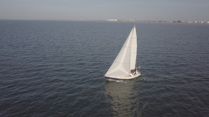 Obraz premium Boat sailing - France