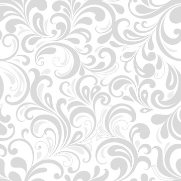 Seamless abstract floral background.