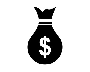 money sack business company office corporate image vector icon logo