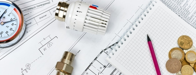 Engineering heating. Concept Heating. Project of heating for house. - 207927087