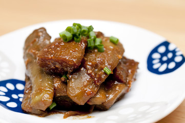 茄子の甘辛味噌煮